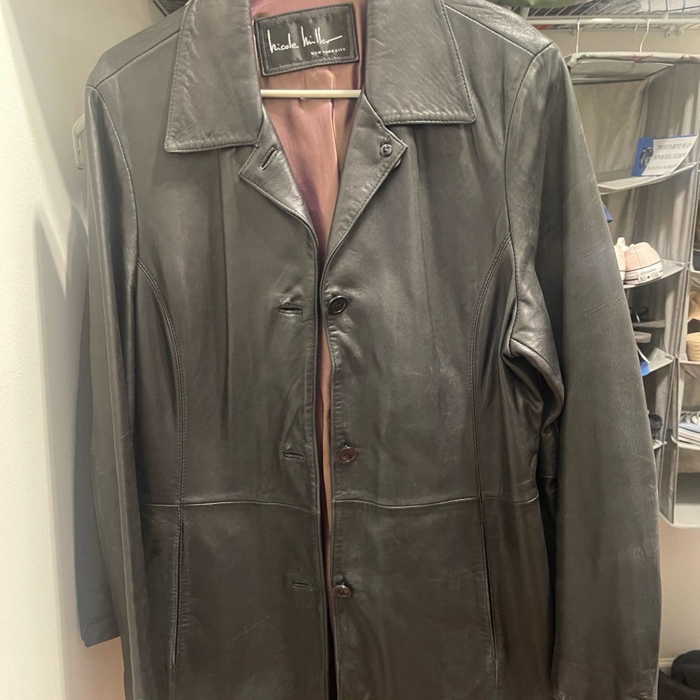 Nicole Miller Leather Jacket